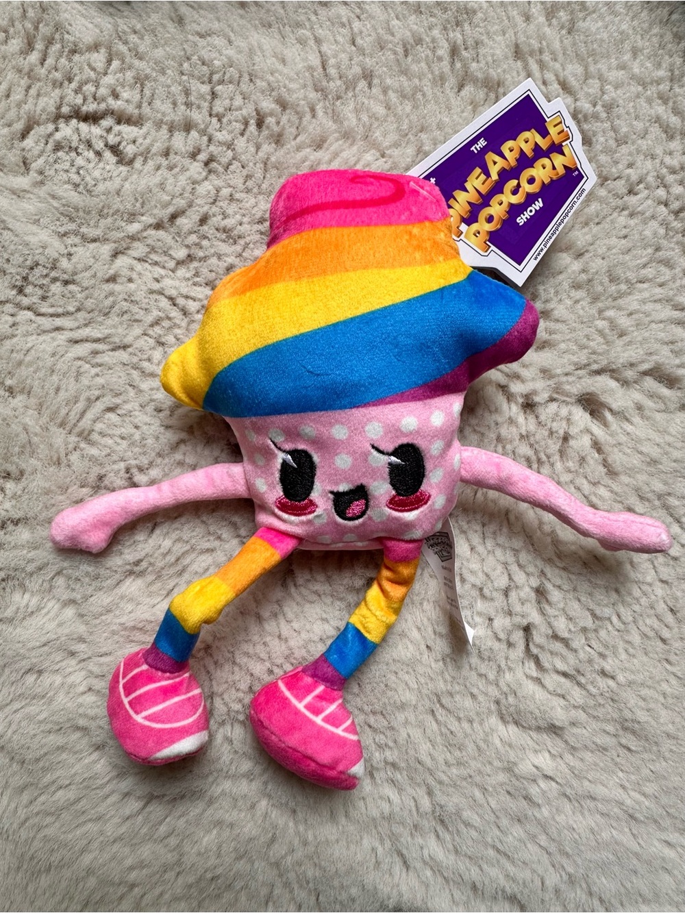 The Pineapple Popcorn Show plush: “Buttercreme”